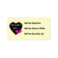 Gram's Girl Custom T-Shirts, Mugs, Buttons, Cases