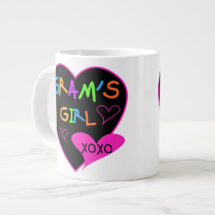 Gram's Girl Custom T-Shirts, Mugs, Buttons, Cases Large Coffee Mug