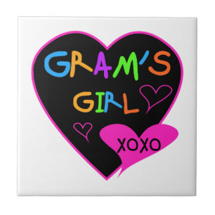 Gram's Girl Custom T-Shirts, Mugs, Buttons, Cases Tile