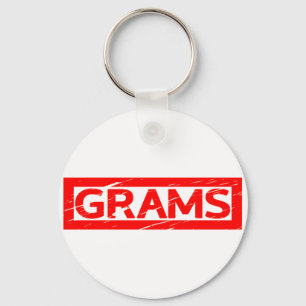 Grams Stamp Keychain