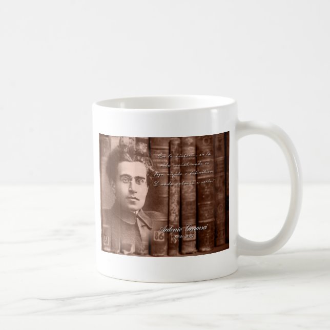 Gramsci - Nada será definitivo Coffee Mug (Right)
