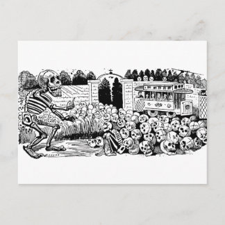 Gran Calavera Eléctrica by José Guadalupe Posada Postcard