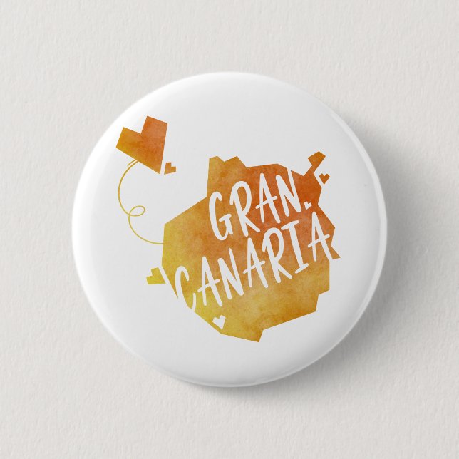Gran Canaria 2 Inch Round Button (Front)