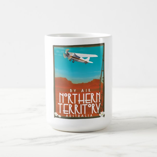 Gran Canaria  canary island, travel poster art. Magic Mug (Center)