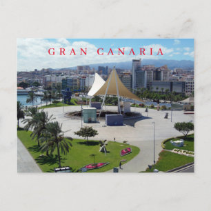 Gran Canaria Las Palmas view postcard