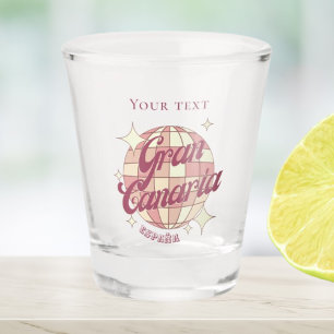 Gran Canaria Spain tourism souvenir drink Shot Glass