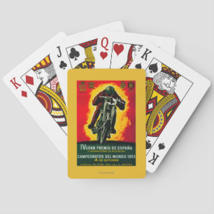 Gran Premio de Espana Vintage PosterEurope Playing Cards