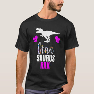 Gran Saurus Rex Nanasaurus Grandma Mother'S Day Bi T-Shirt
