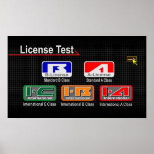 Gran Turismo 2 License  Poster