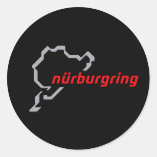 Gran Turismo Nurburgring Nordschleif Gamer Driver  Classic Round Sticker