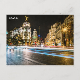 "Gran Via" Postcard