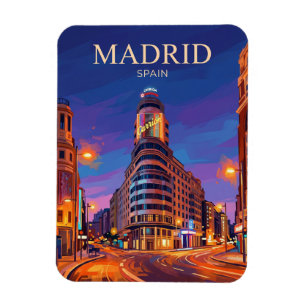 Gran Vía Spain Magnet