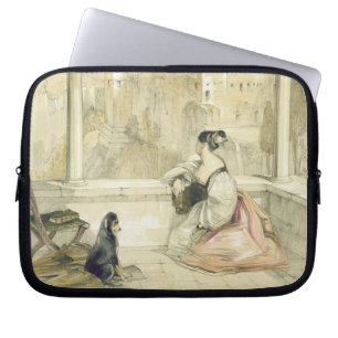 Granada (Alhambra), plate 9 from 'Sketches of Spai Laptop Sleeve
