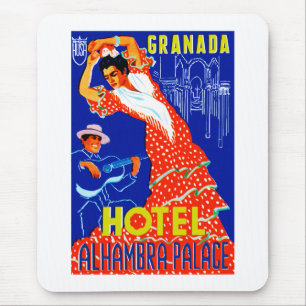 Granada Hotel Alhambra Palace Mouse Pad