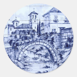 Granada, Spain Classic Round Sticker