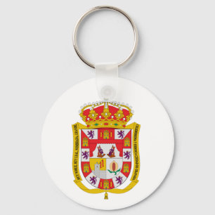 Granada (Spain) Coat of Arms Keychain
