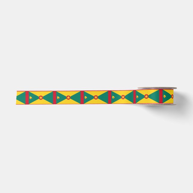 Granada Spain flag Ribbon Satin Ribbon (Front)