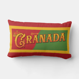 Granada Spain Lumbar Pillow