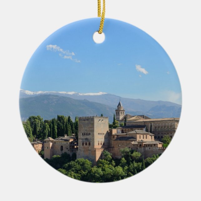 Granada, Spain Ornament (Front)