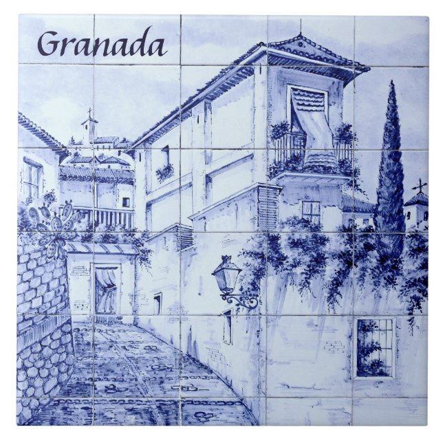 Granada, Spain Tile (Front)