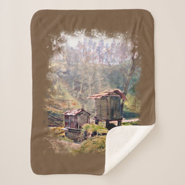 Granaries Sherpa Blanket (Front)