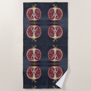 Granatapfel – Wertvolle Frucht für Gesundheit Beach Towel