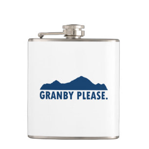 Granby Colorado Please Hip Flask