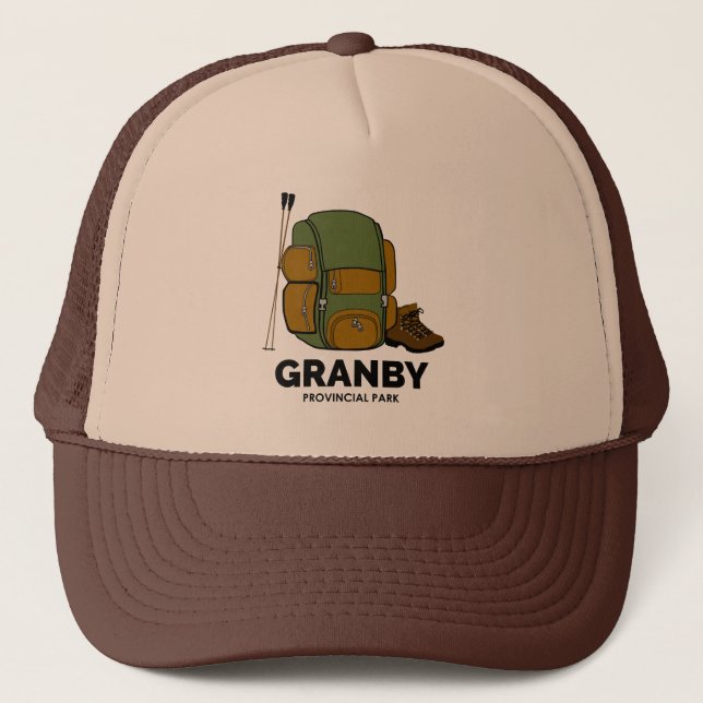 Granby Provincial Park Backpack Trucker Hat (Front)