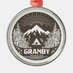 Granby Provincial Park Metal Ornament
