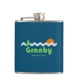 Granby Provincial Park Retro Hip Flask