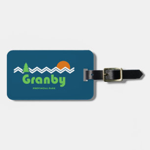 Granby Provincial Park Retro Luggage Tag