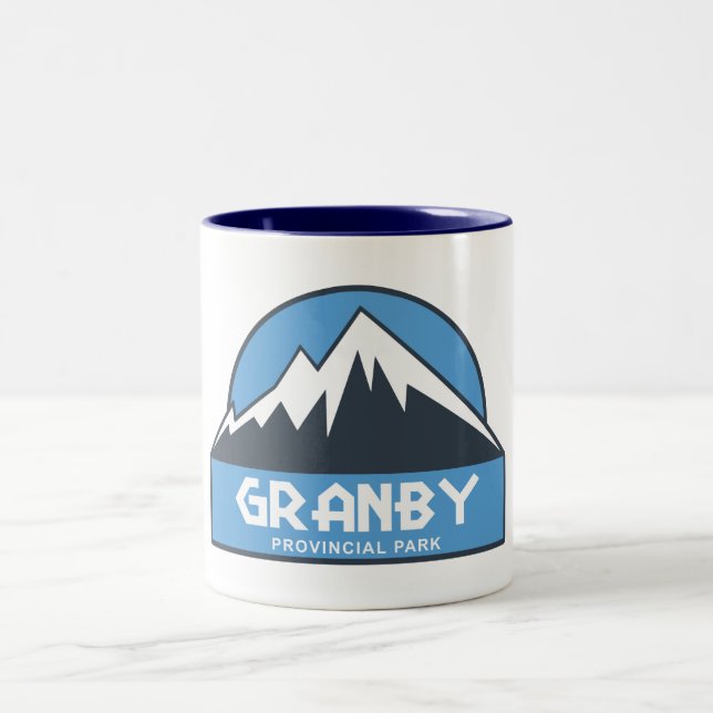 Granby Provincial Park Two-Tone Coffee Mug (Center)