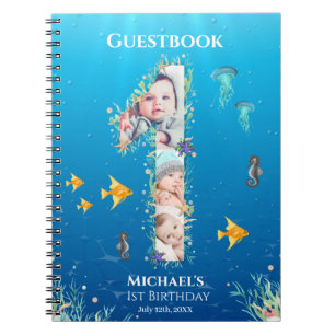 Grand 1er anniversaire sous la mer Photo Livre d'i