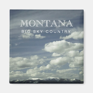 Grand aimant de pays de ciel du Montana