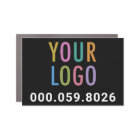 Grand aimant de voiture logo personnalisé publicit