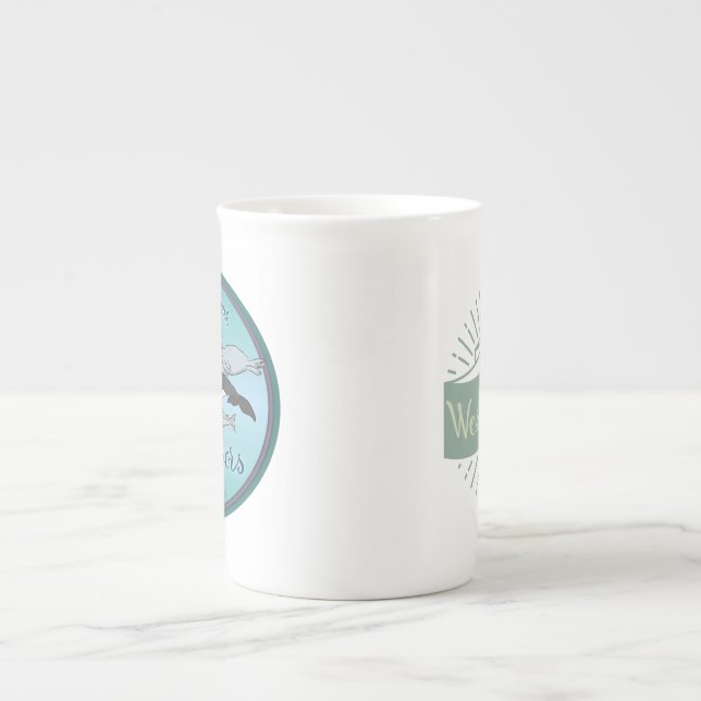 Grand "amour tasse de vos voisins" (Devant)