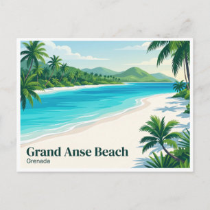 Grand Anse Beach St. George's Grenada Postcard