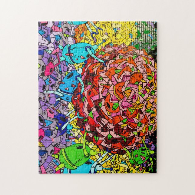 Grand Apple Greeter - puzzle de graffiti de NYC (Vertical)