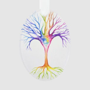 Grand arbre neuronal coloré