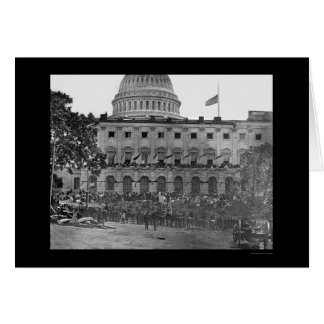 Grand Army Review par le US Capitol 1865