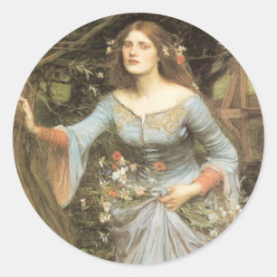 Grand autocollant d'Ophelia