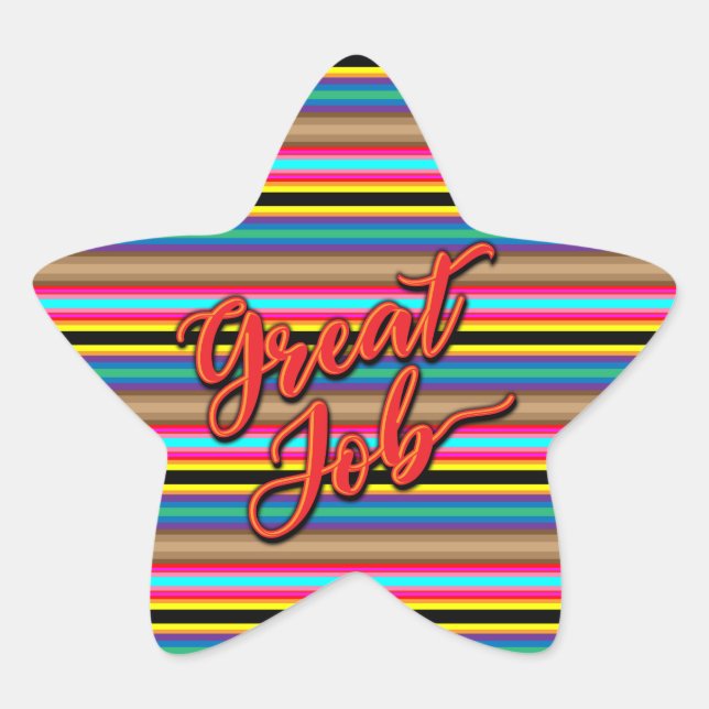 Grand Autocollant multilingues Job (Devant)