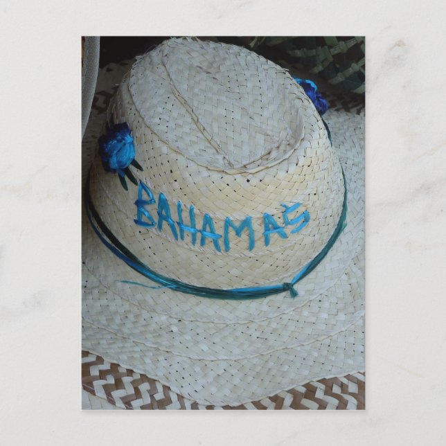 grand bahamas hat postcard (Front)