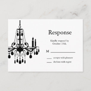 Grand Ballroom RSVP (black) Card