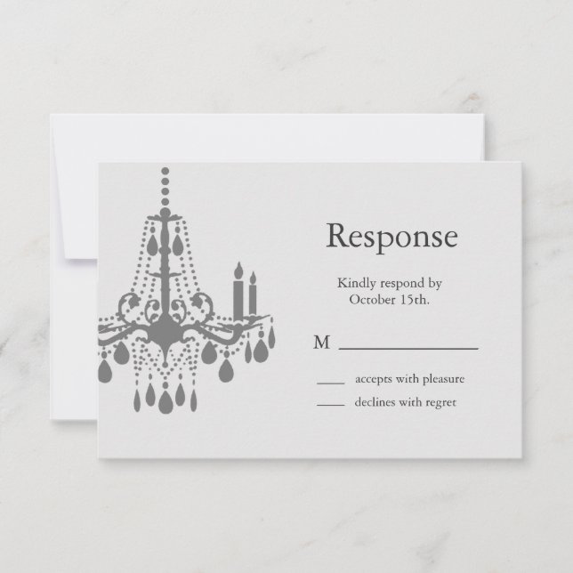 Grand Ballroom RSVP (grey) Card (Front)