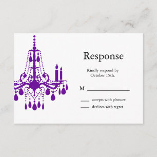 Grand Ballroom RSVP (purple) Card