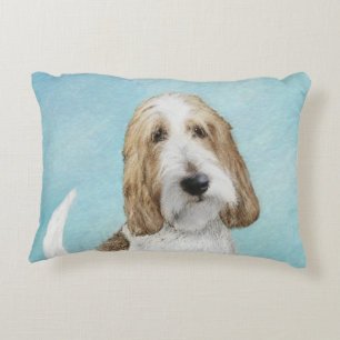Grand Basset Griffon Vendeen - Original Dog Art Accent Pillow
