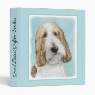 Grand Basset Griffon Vendeen - Original Dog Art Binder