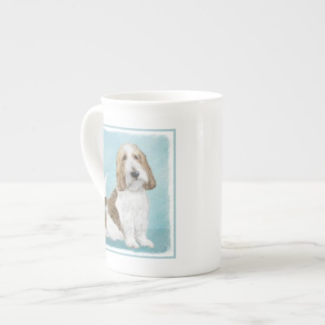 Grand Basset Griffon Vendeen - Original Dog Art Bone China Mug (Front Left)
