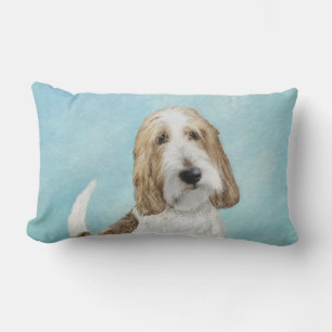 Grand Basset Griffon Vendeen - Original Dog Art Lumbar Pillow
